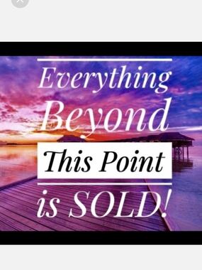 Everything past here is SOLD😉